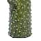 Green Ceramic Eclectic Vase, 12&#x22; x 5&#x22; x 6&#x22;